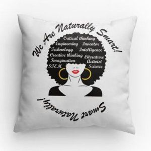 We are naturally Smart - Reading / Decorative Pillow